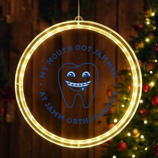 Discover Jamm Orthodontics - My Mouth Got Jammed Jamm Orthodontics - LED Christmas Window Lights
