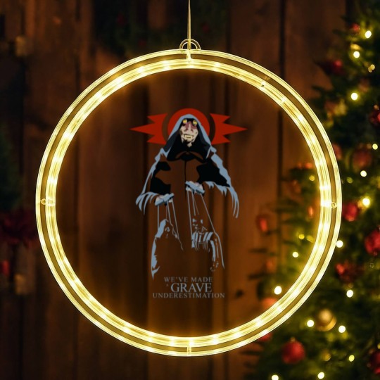 Discover Sith Lord Jar Jar Women's Premium LED Christmas Window Lights (black) LED Christmas Window Lights