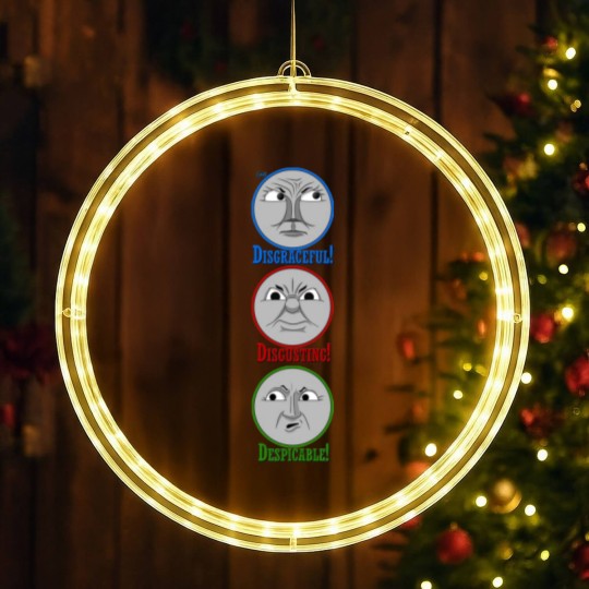 Discover Disgraceful, Disgusting, Despicable - Gordon, James & Henry - Thomas - LED Christmas Window Lights