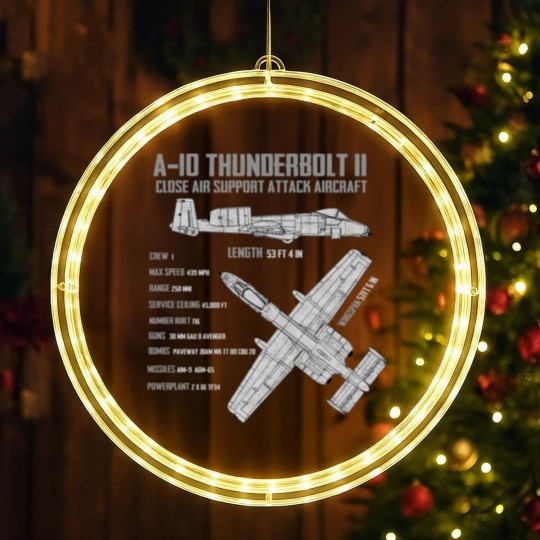 Discover A-10 Thunderbolt - A 10 Warthog - LED Christmas Window Lights