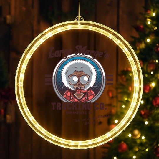 Discover Large Marge's Trucking Co. - Pee Wee Herman - LED Christmas Window Lights