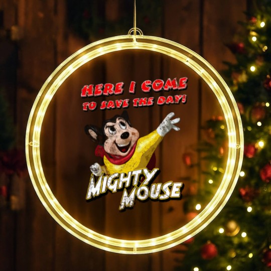 Discover Mighty Mouse, distressed - Mighty Mouse - LED Christmas Window Lights
