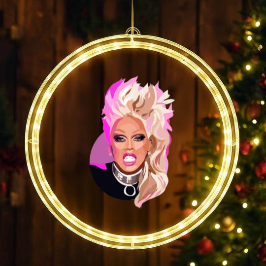 Discover Rupaul - Drag Queen - LED Christmas Window Lights