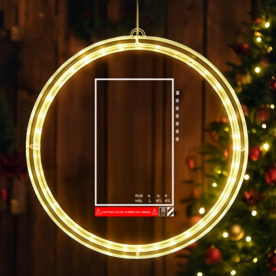 Discover Black Overflow - Techwear - LED Christmas Window Lights