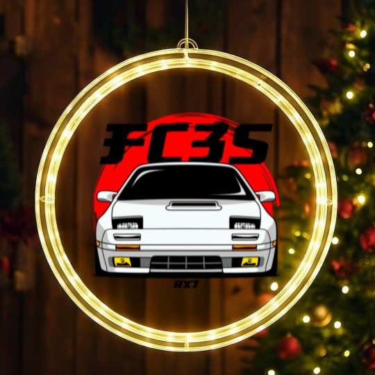Discover White FC RX 7 - Fc Rx7 - LED Christmas Window Lights