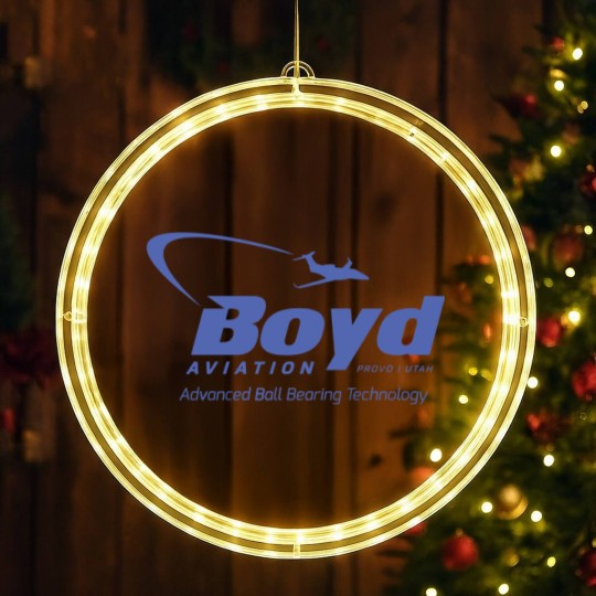 Discover Boyd Aviation - Fletch Lives - LED Christmas Window Lights