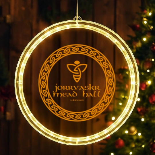 Discover Jorrvaskr Mead Hall - Skyrim - LED Christmas Window Lights