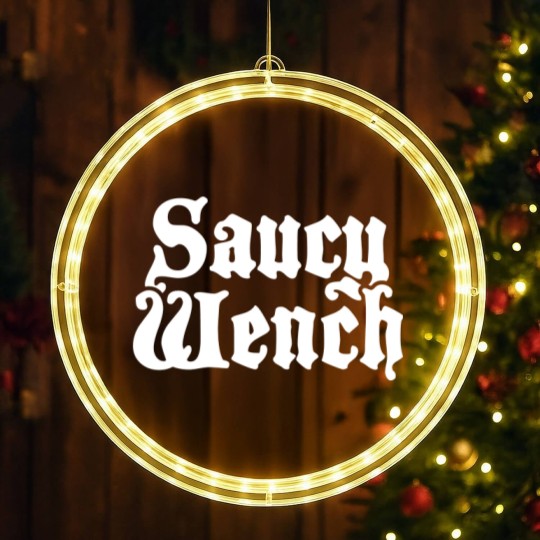Discover Wench - Funny Renaissance Festival Faire - Renaissance - LED Christmas Window Lights