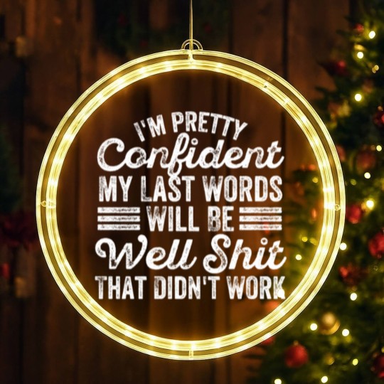Discover im pretty confident my last words will be well LED Christmas Window Lights