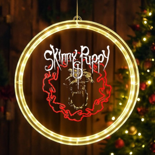 Discover Logos Skinny Puppy band Graphic LED Christmas Window Lights