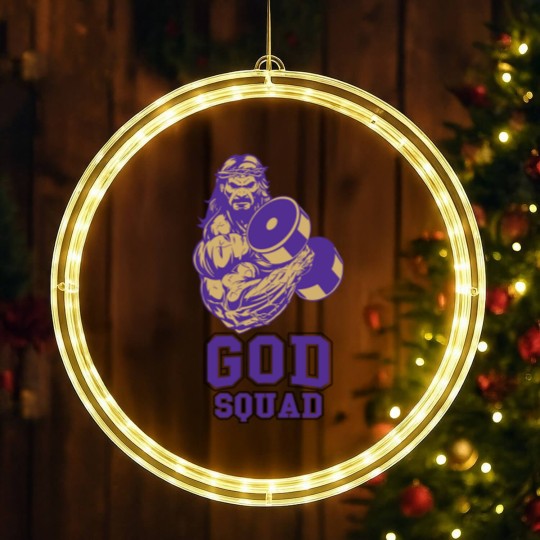 Discover Kelvin's God Squad - Righteous Gemstones - LED Christmas Window Lights