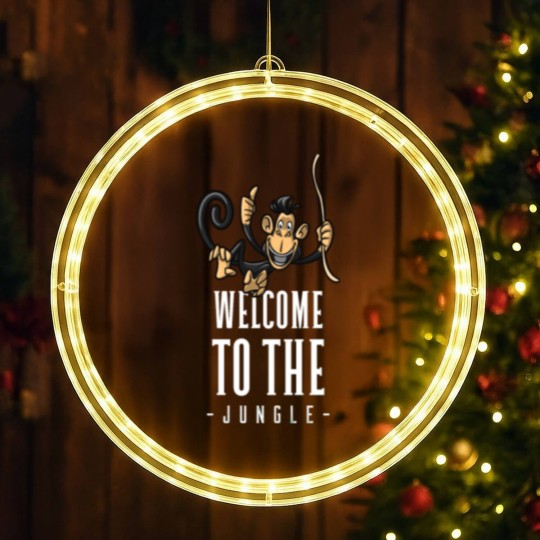 Discover Welcome to the jungle LED Christmas Window Lights