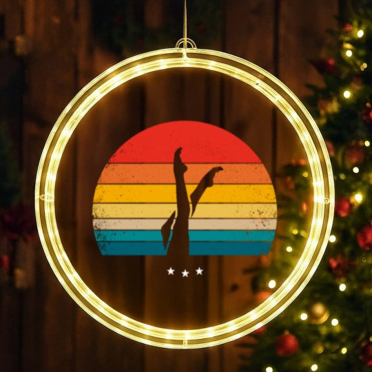 Discover Synchronized Swimming - Retro LED Christmas Window Lights