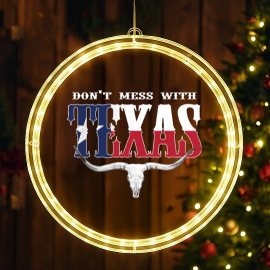 Discover Don t Mess With Texas LED Christmas Window Lights