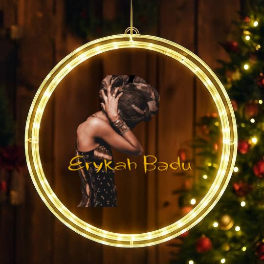 Discover Erykah Badu LED Christmas Window Lights