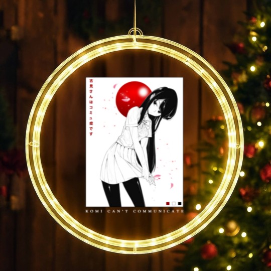 Discover Komi Can't Communciate - LED Christmas Window Lights - Anime LED Christmas Window Lights - Komi Cant Communicate - LED Christmas Window Lights - Anime LED Christmas Window Lights
