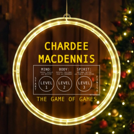 Discover Its Always Sunny in Philadelphia Chardee Mac 5158 LED Christmas Window Lights