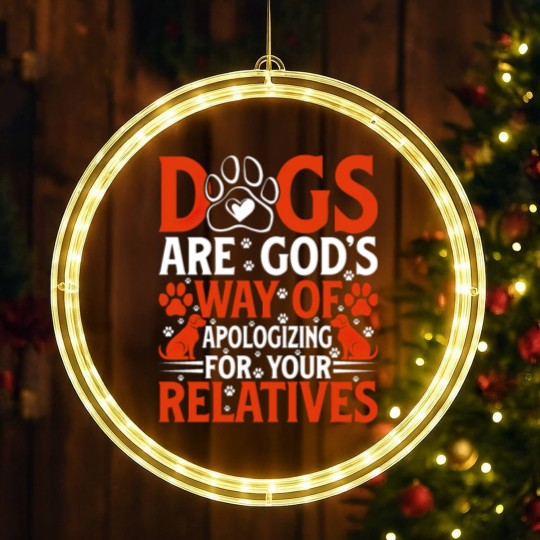 Discover Dogs are Gods way of apologing for your LED Christmas Window Lights