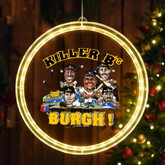 Discover New Barry BONDS Vintage 1988 KILLER LED Christmas Window Lights