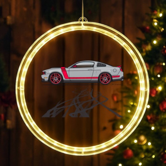 Discover Burning Out Marks-Silver - 2012 Boss 302 - LED Christmas Window Lights