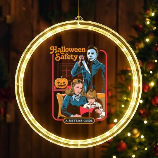 Discover Halloween Safety LED Christmas Window Lights