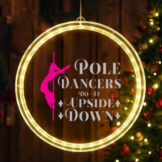 Discover pole dance pole dance pole dancer hobby LED Christmas Window Lights