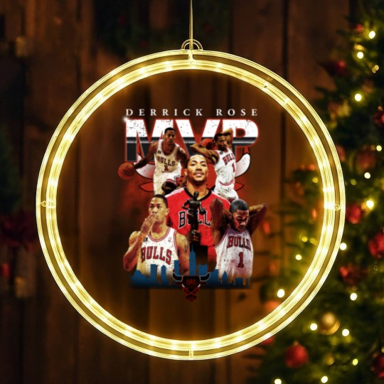 Discover Derrick Rose Vintage LED Christmas Window Lights