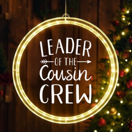 Discover Leader of the cousin crew LED Christmas Window Lights