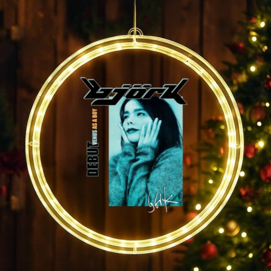 Discover Bjork Venus as a boy Retro LED Christmas Window Lights, Bjork Venus as a boy Vintage print LED Christmas Window Lights