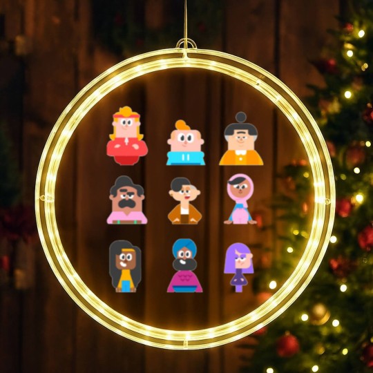 Discover Duolingo Characters   Classic LED Christmas Window Lights LED Christmas Window Lights