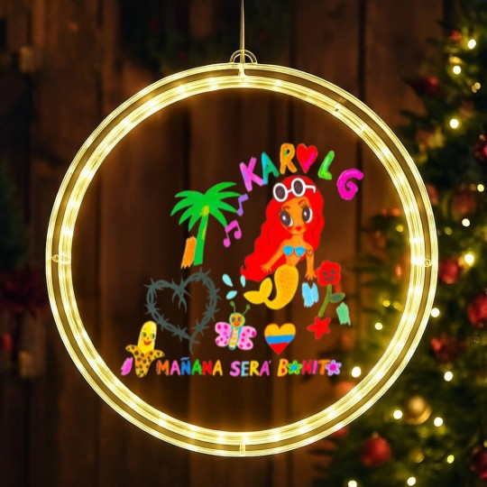 Discover Karol G Manana Sera Bonito LED Christmas Window Lights
