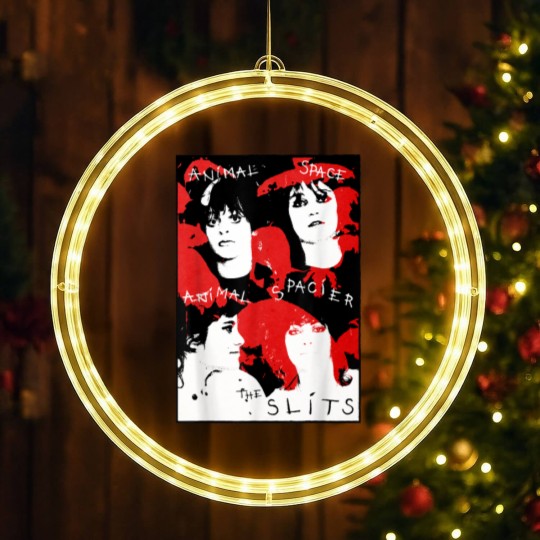 Discover the slits band punk rock distressed colorful grungy vintage LED Christmas Window Lights