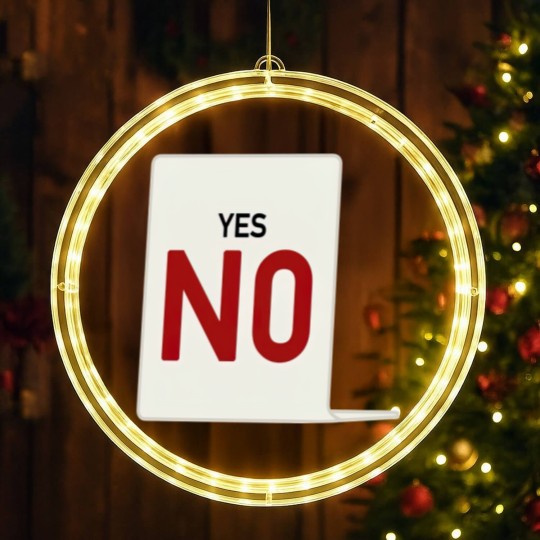 Discover Yes, NO - Casino - LED Christmas Window Lights