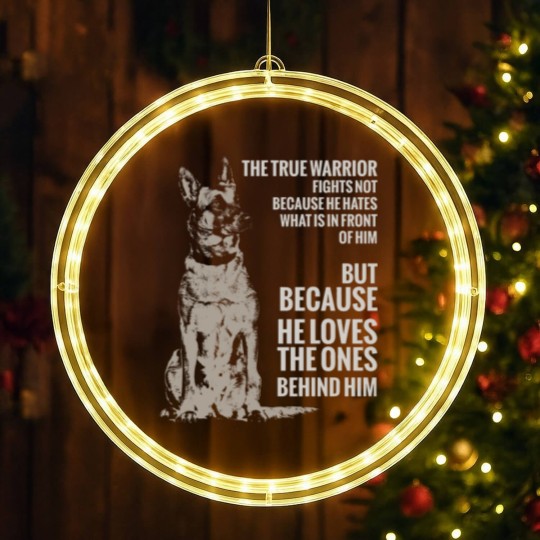 Discover Malinois - Belgian shepherd - Mechelaar - Malinois - LED Christmas Window Lights