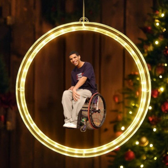 Discover Wheelchair Jimmy LED Christmas Window Lights