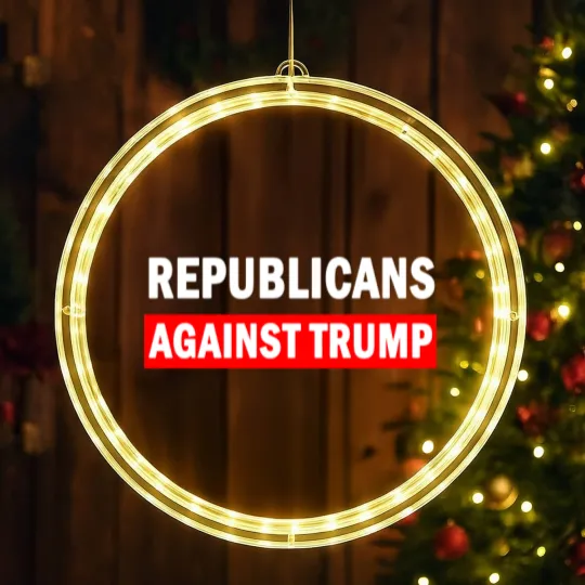 Discover Republicans Against Trump - Republicans Against Trump - LED Christmas Window Lights