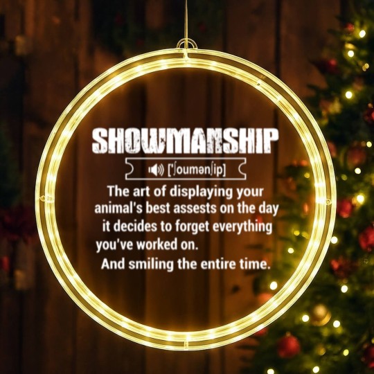 Discover Showmanship - showmanship define LED Christmas Window Lights