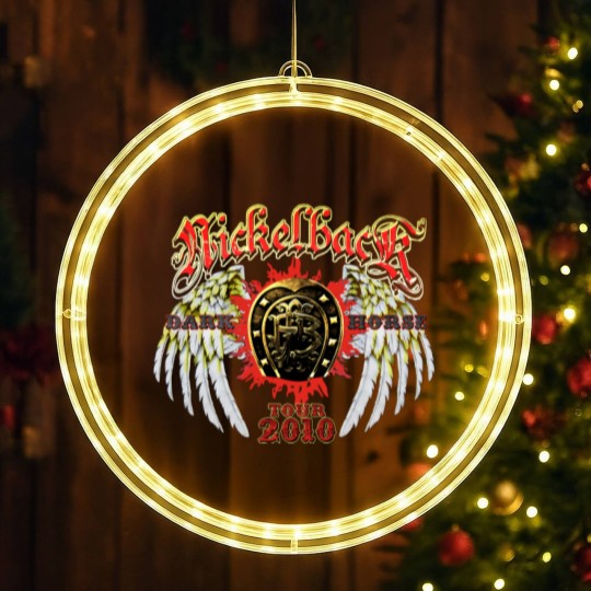 Discover Best rock band Nickelback news logos, Nickelback Logo Tour 2010 LED Christmas Window Lights