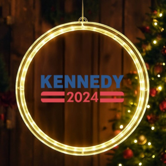 Discover Kennedy 2024 LED Christmas Window Lights, RFK JR For President 2024 Merch, RFK 2024 LED Christmas Window Lights