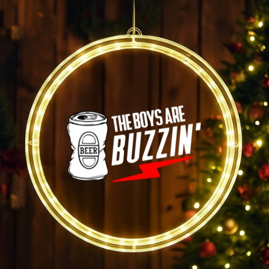 Discover The Boys Are Buzzin Hanging With The Boys LED Christmas Window Lights