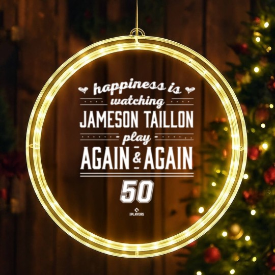 Discover Happiness Is Watching Jameson Taillon LED Christmas Window Lights