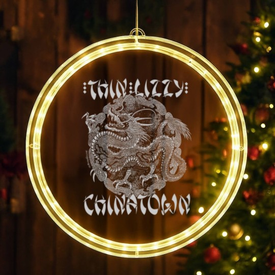 Discover Thin Lizzy Chinatown Men's LED Christmas Window Lights