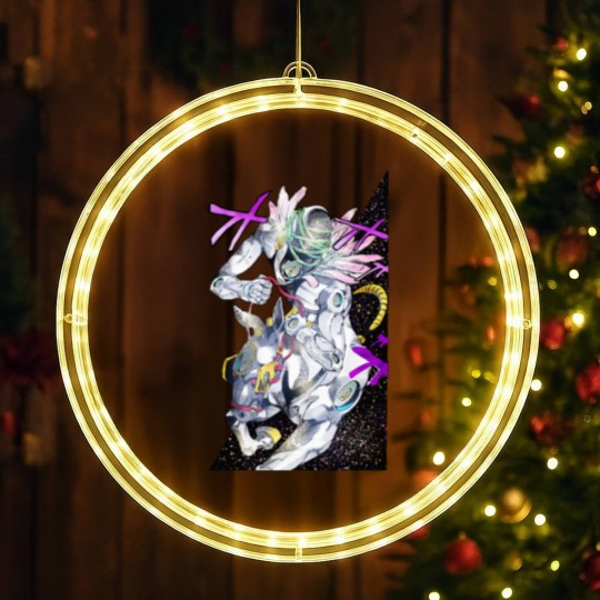 Discover Made in heaven enrico pucci stone ocean part 6 stand LED Christmas Window Lights