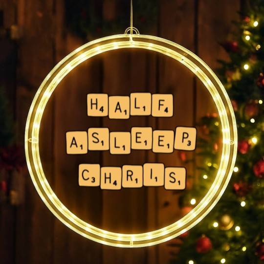 Discover half asleep chris LED Christmas Window Lights