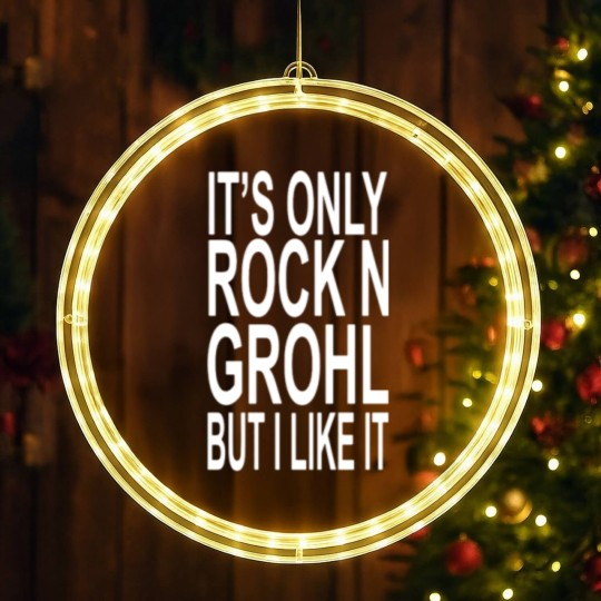 Discover Rock N Grohl LED Christmas Window Lights