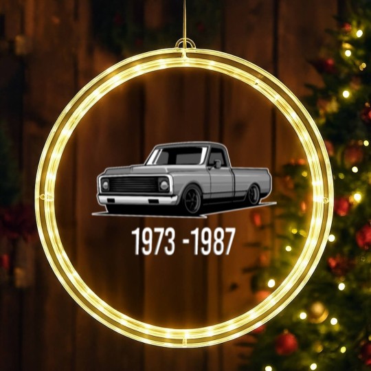 Discover squarebody 1973 -1987 vintage gift LED Christmas Window Lights