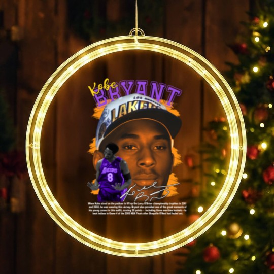 Discover Kobe Briant LED Christmas Window Lights