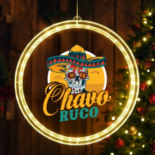 Discover Chavo Ruco regalo para chicanos y otros latinos LED Christmas Window Lights