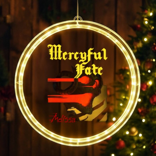 Discover Mercyful Fate Melissa Men's Black LED Christmas Window Lights Clothing LED Christmas Window Lights