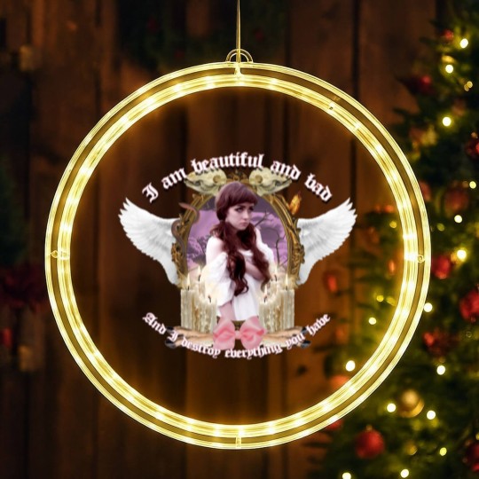 Discover Nicole Dollanganger 'Beautiful and Bad' LED Christmas Window Lights